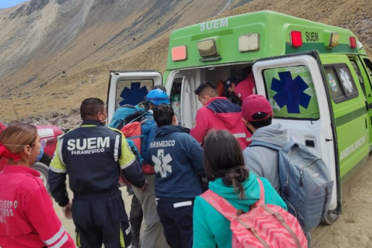 Derrumbe en el Xinantécatl deja una lesionada