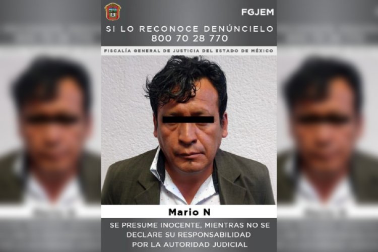 Cae sujeto por violar a su hija en Jocotitlán