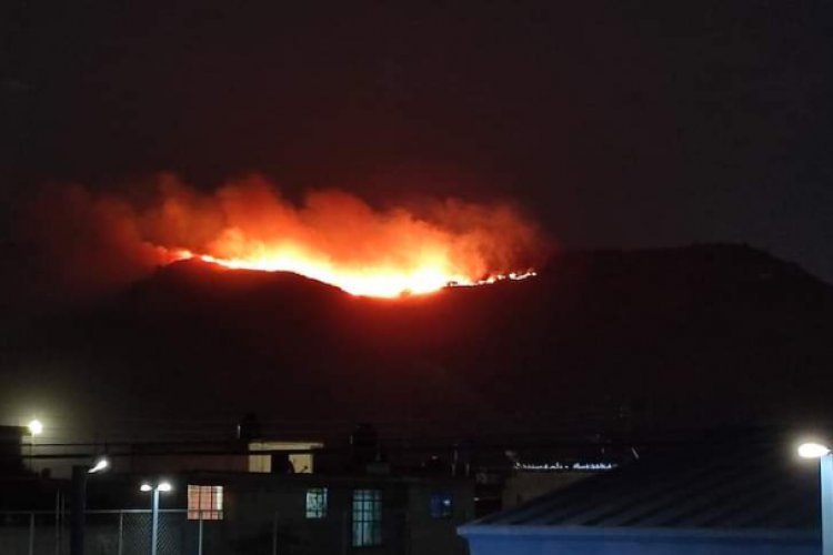 Sofocan fuerte incendio en Cerro del Elefante