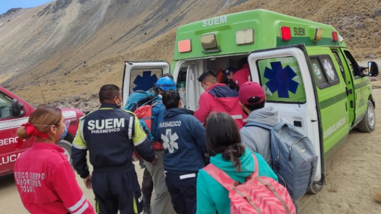 Derrumbe en el Xinantécatl deja una lesionada