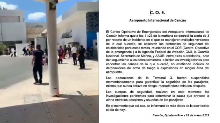 Este es el motivo del caos en Aeropuerto de Cancún