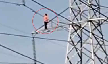 Intenta suicidarse en torre de luz de Iztapalapa