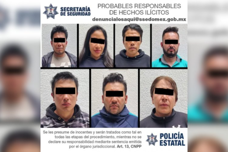 Caen siete personas por robo a casa habitación en Nicolás Romero