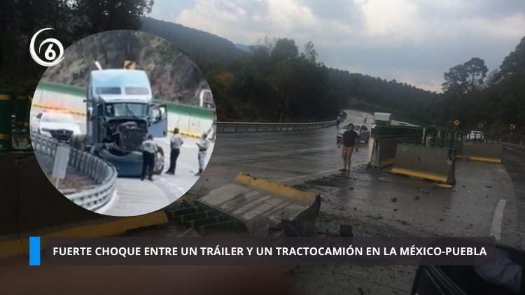 Otro fuerte accidente en la México-Puebla