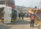 Volcadura en La Paz, Edomex deja 20 heridos