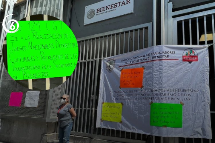 Respaldan paro nacional de trabajadores de Bienestar que exigen prestaciones básicas