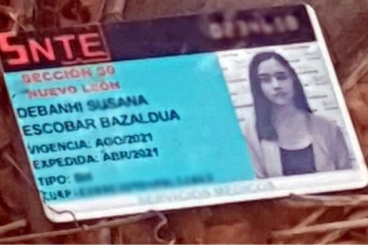 Encuentran credencial de Debanhi a 17 km donde fue encontrado su cuerpo