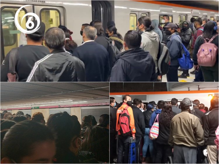 Fallas en el metro afectan Línea 1