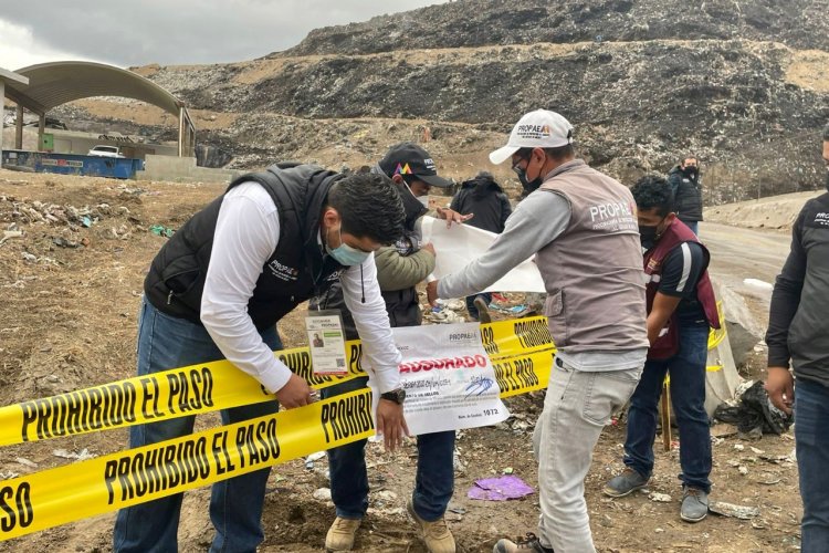 Clausuran relleno sanitario en Chimalhuacán