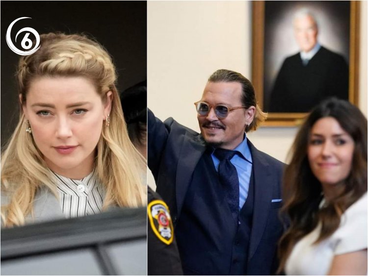 Johnny Depp gana demanda por difamación contra su exesposa Amber Heard