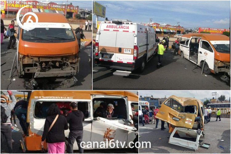 Volcadura en la México-Puebla; reportan un muerto y 16 heridos