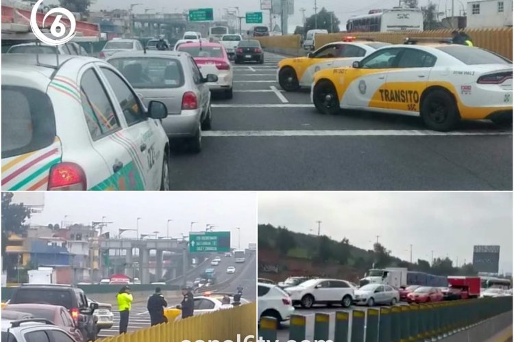 Cierran la México - Puebla por traslado de reos