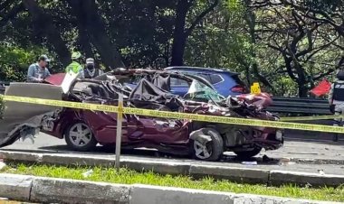 Hay dos personas muertas y un herido tras accidente en la autopista México-Cuernavaca