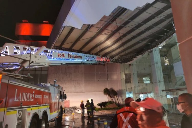 Techo del IMSS de Tecámac colapsa tras intensas lluvias