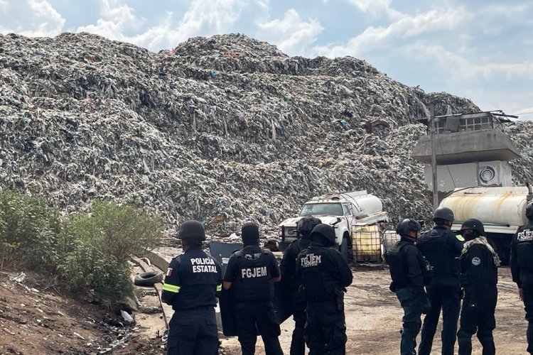 Clausuran tiradero de basura en Tepotzotlán
