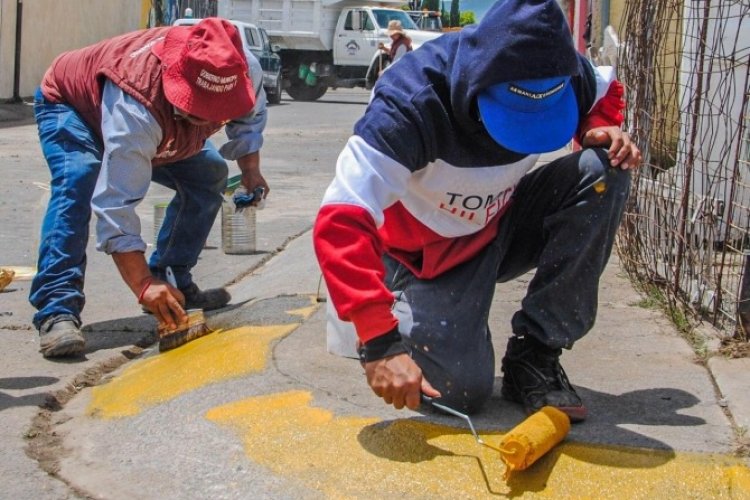 En Valle de Chalco, habitantes y ayuntamiento mejoran la imagen de Real de San Martín