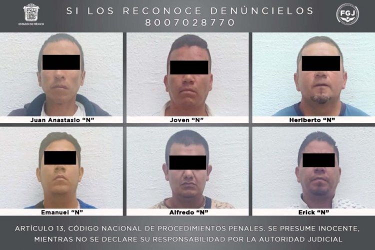 Seis sujetos son procesados por delito de robo con violencia en Nezahualcóyotl