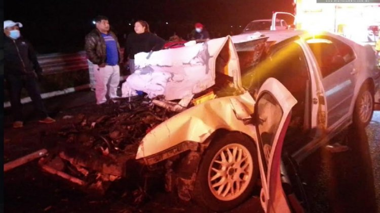 Una persona muerta y tres lesionadas dejó fuerte accidente en la México-Puebla