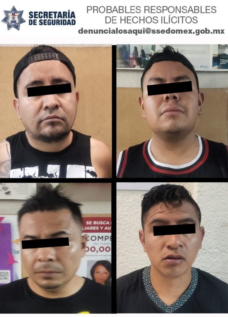 En Edomex, detienen a cuatro posibles implicados en el homicidio de dos policías de Cuautla