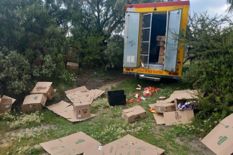Se registra intento de robo a camioneta de sabritas en Tecámac