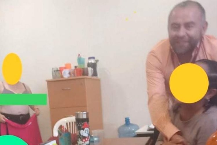 Exhiben a funcionario del Bienestar en pleno acoso sexual con empleadas
