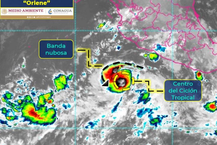 Se forma tormenta tropical ´Orlene´ en el Pacífico mexicano