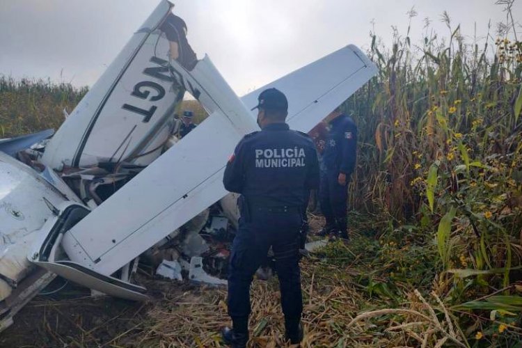 Caída de avioneta en Otzolotepec deja 3 muertos