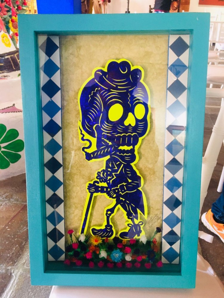 Conversan sobre los usos del papel picado en el Museo Hacienda La Pila