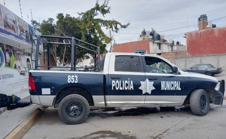 Acribillan a seis policías municipales en Zacatecas