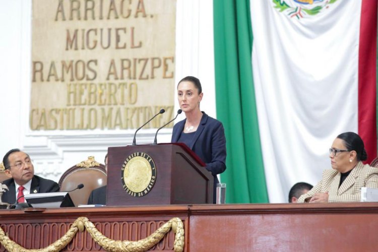 Claudia Sheinbaum rinde Cuarto Informe de Gobierno