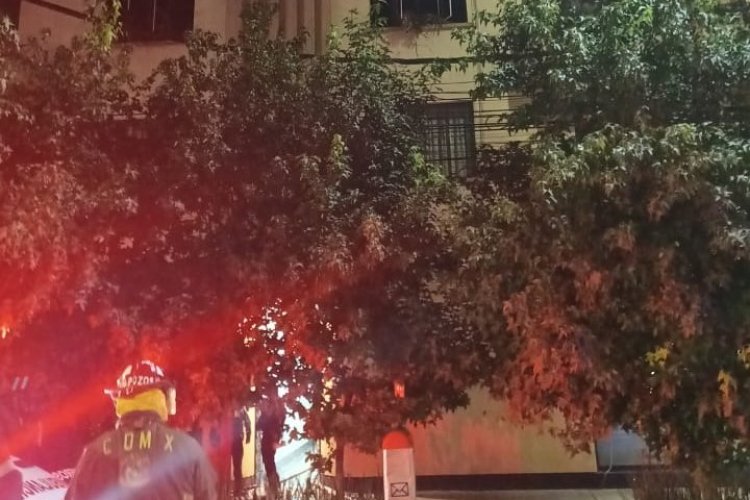 Abuelito provoca incendio en la colonia Narvarte