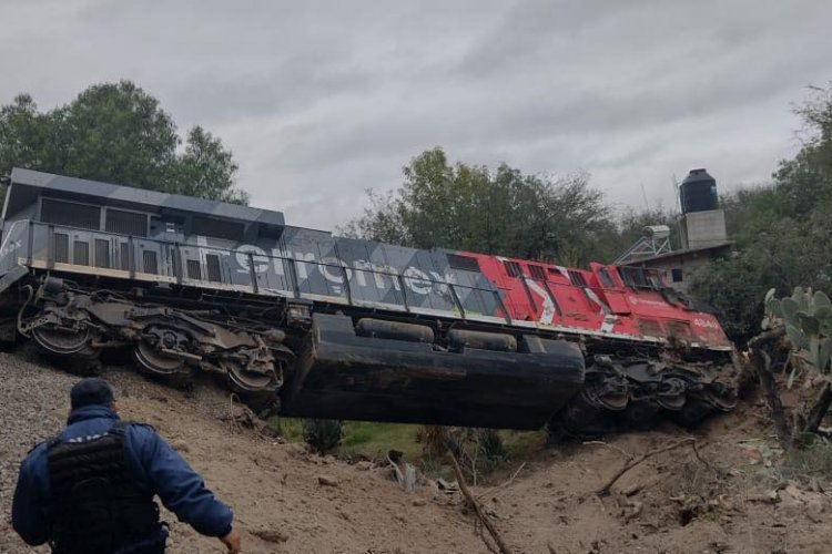 Tráiler provoca que tren se descarrile