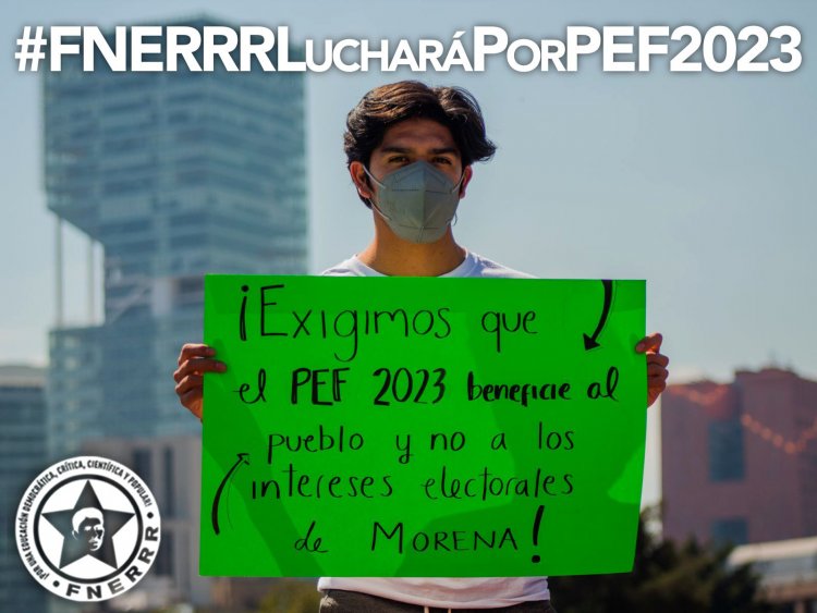 FNERRR luchará para que se atienda desastre educativo con PEF 2023