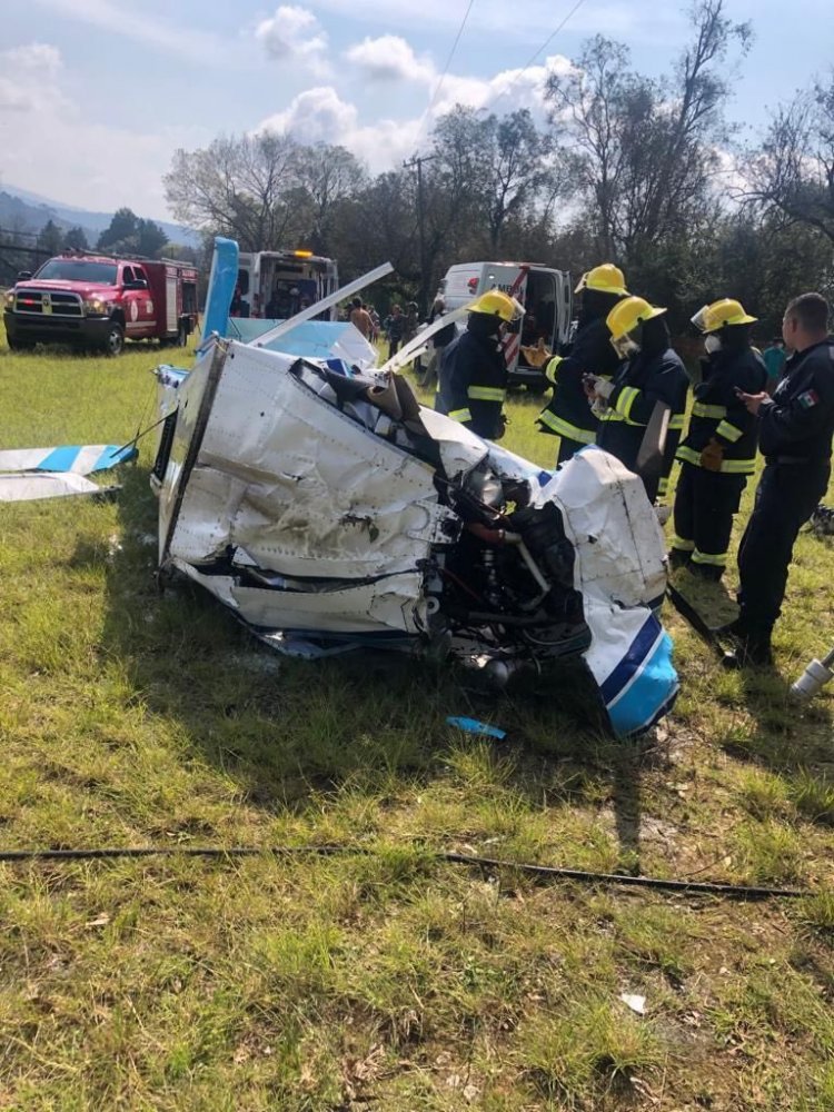 Cae avioneta en Valle de Bravo; hay un muerto