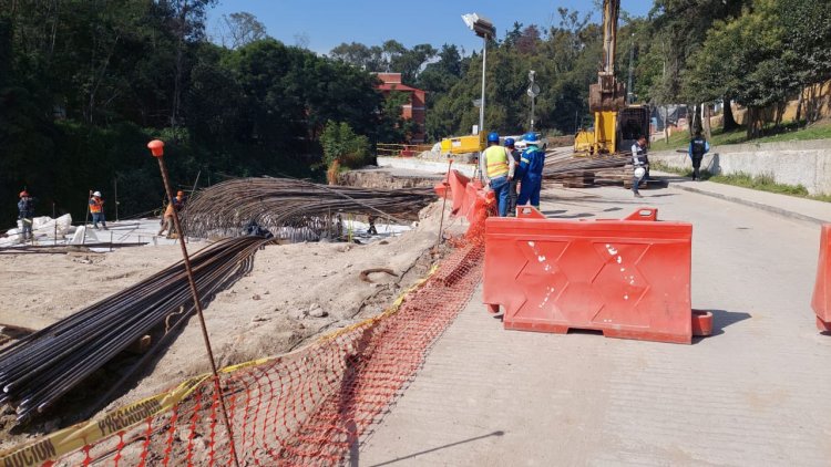 Deja heridos accidente en obras de Tren Interurbano