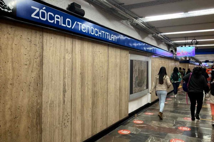 Cierran estación Zócalo del Metro