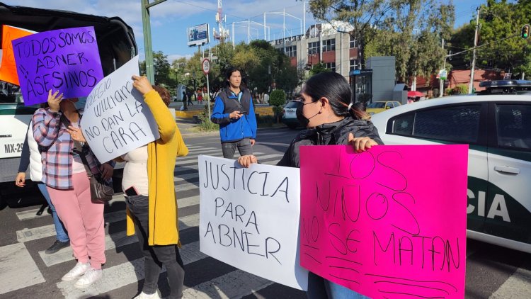 Bloquean av. Patriotismo por muerte de Abner