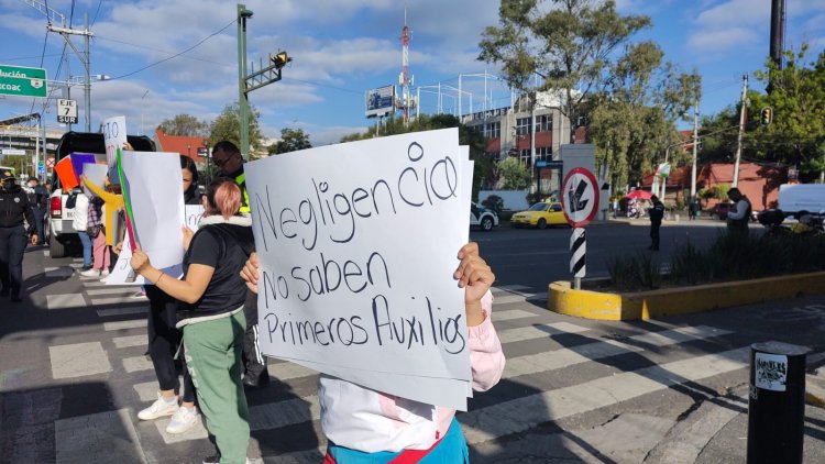 Bloquean av. Patriotismo por muerte de Abner