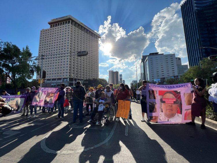 Más de 3 mil personas asistieron a marcha 25N en CDMX