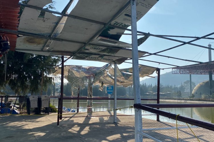 Parque Recreativo ‘El Chimalhuache’ luce en total abandono