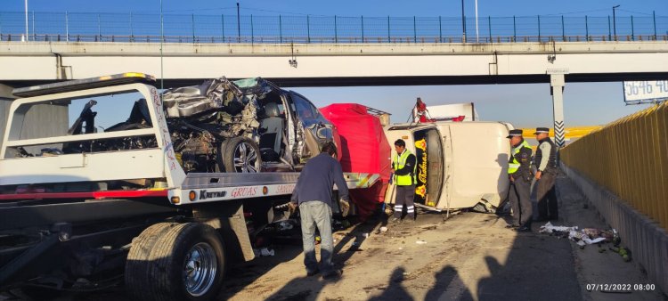 Miércoles de accidentes viales en la México-Puebla