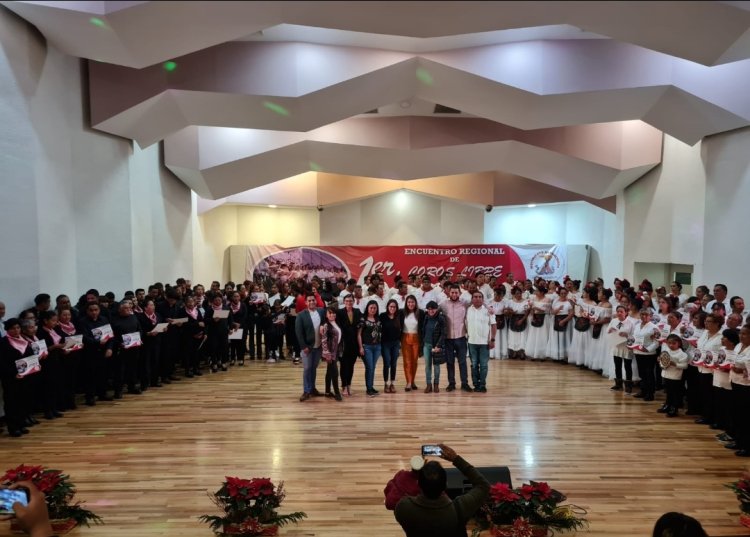 Gana la CDMX 1er. lugar en Encuentro de Coros Libre Popular del Regional Centro I