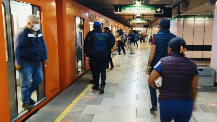 Detienen a hombre que bajó a las vías en L4 del Metro