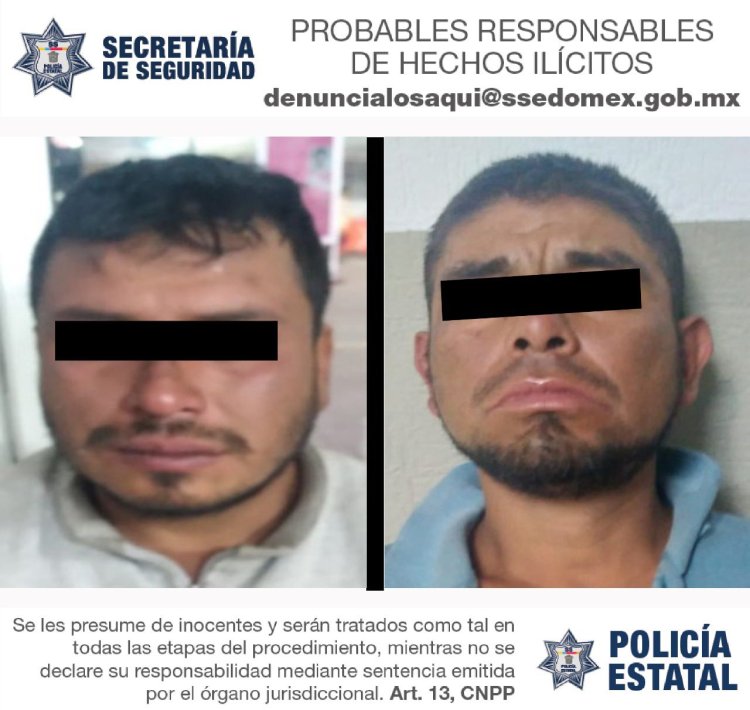 Caen dos por robo a minisúper de Chimalhuacán