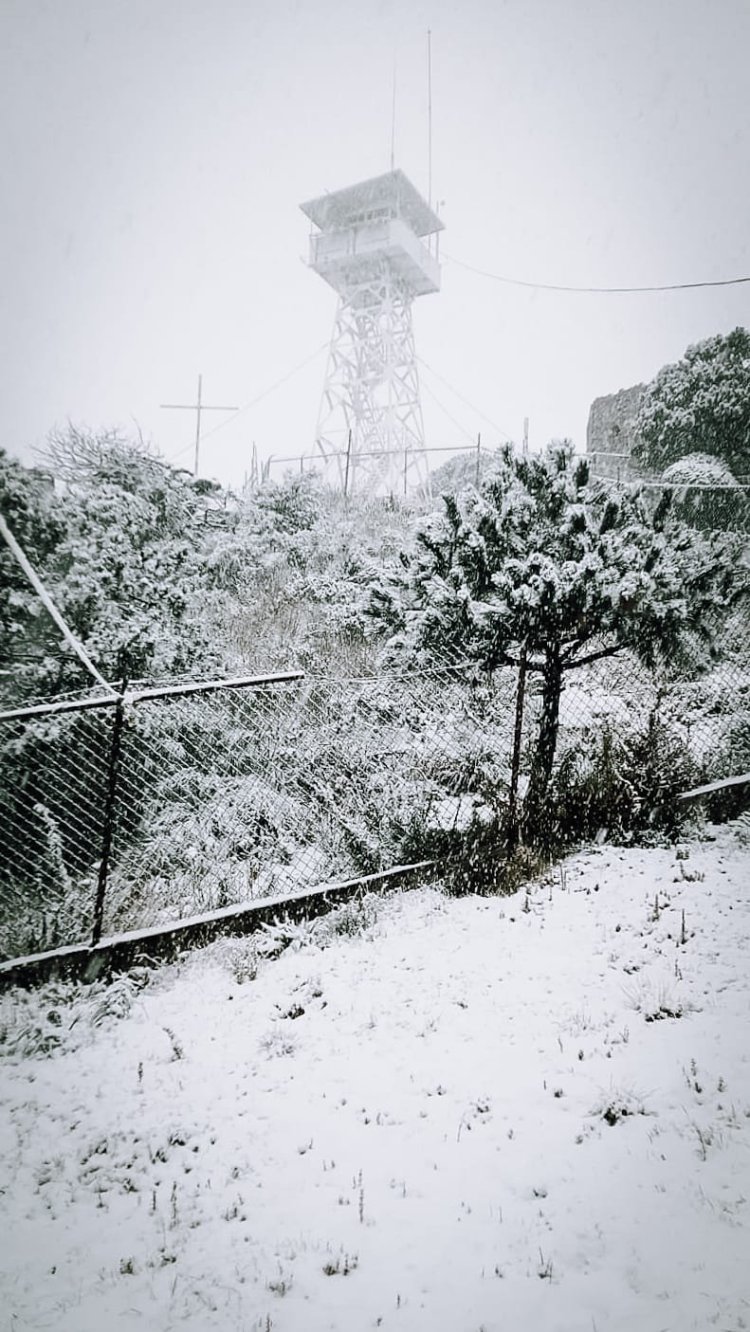 Se pintan de blanco el Nevado de Toluca y el Ajusco