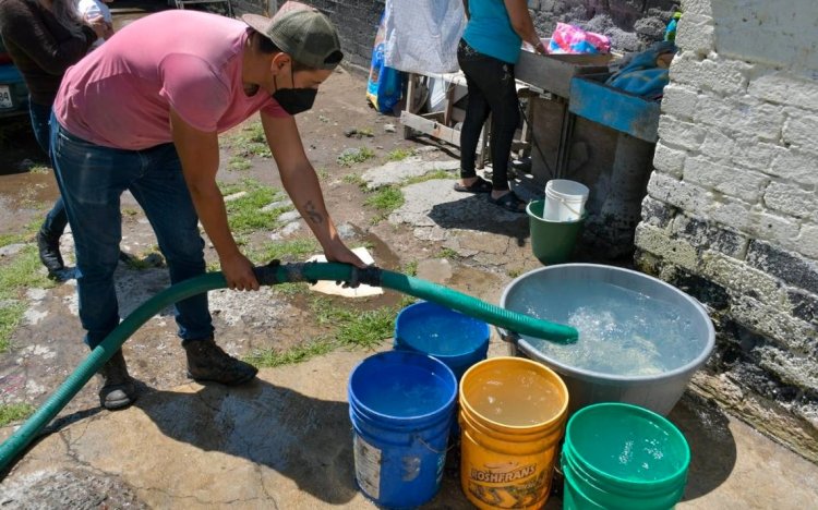 Nueve colonias de Neza están sin agua potable