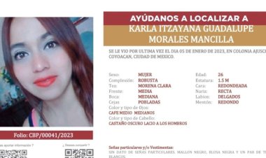 Hallan en Pachuca a Karla, desaparecida en Coyoacán