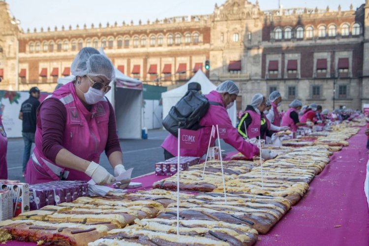 ¡No faltes! Este 6 de enero regalarán Rosca de Reyes en el Zócalo