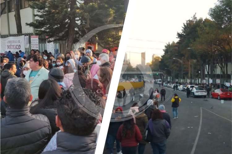 Becas Benito Juárez provocan caos en calzada Chivatito