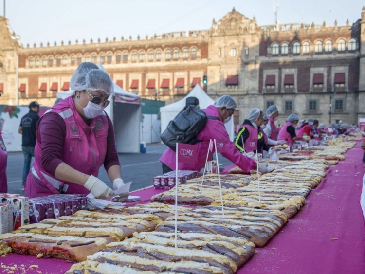 ¡No faltes! Este 6 de enero regalarán Rosca de Reyes en el Zócalo